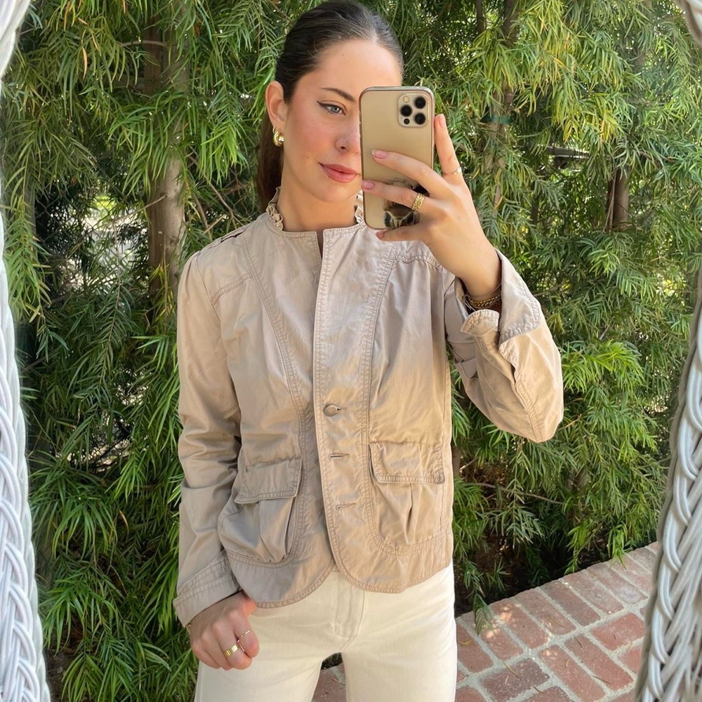 Timeless Sanctuary surpluses Khaki blazer sz m - Picture 5 of 7